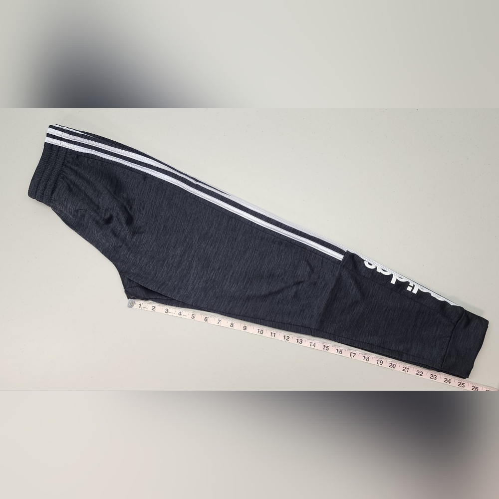 🚨LAST CALL🚨 Adidas Black Athletic Jogger Pants Girl's Extra Large 16 - Picture 8 of 9